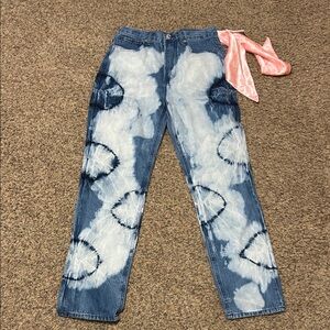 Juicy Couture Women’s indigo Tie Dye Jeans